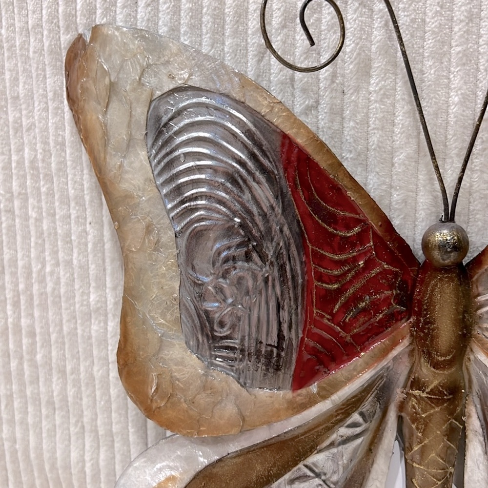 Handmade Metal Butterfly Wall Art - Picture 6 of 10